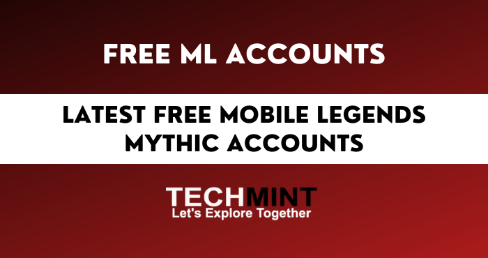 Latest Free Mobile Legends Mythic Accounts