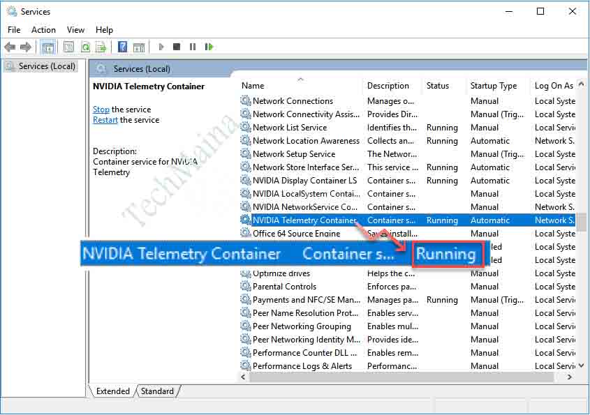 NVIDIA Telemetry Container