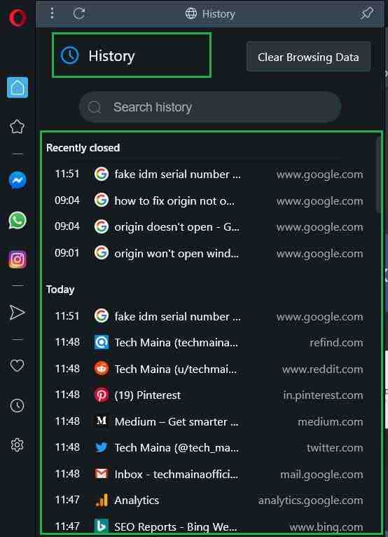 How to Reopen Closed Window