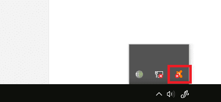 Via the Tray Icon (Most Simple)