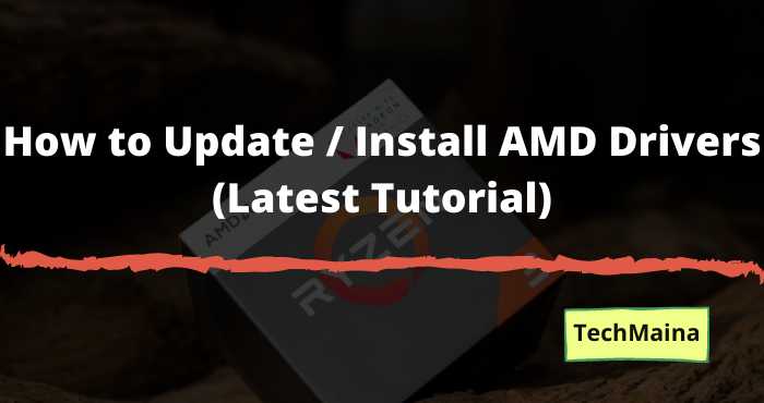 How to Update _ Install AMD Drivers (Latest Tutorial)