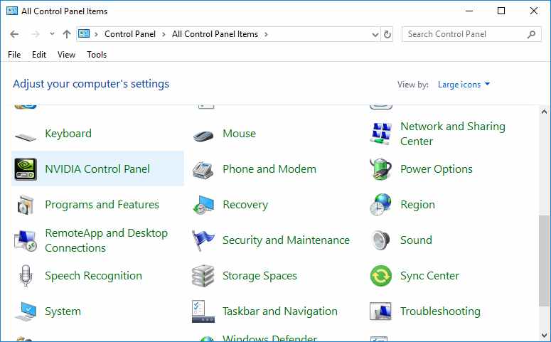 Easily Unmask the NVIDIA Control Panel 1