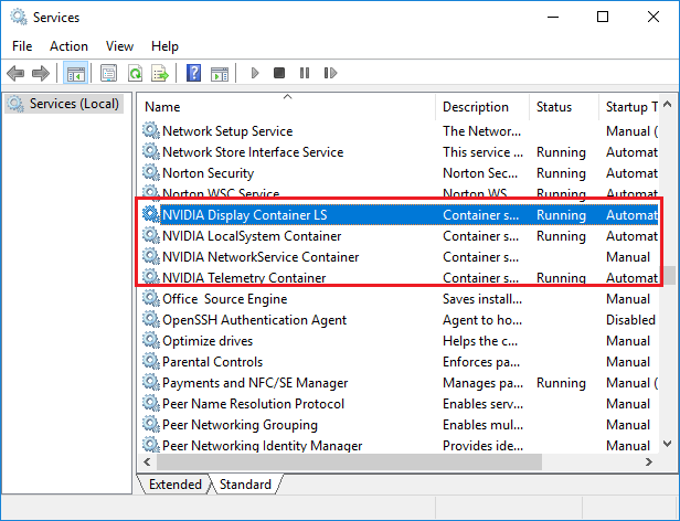 Restart Multiple Nvidia Services
