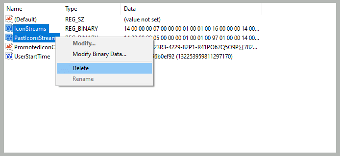 Add Settings in Regedit