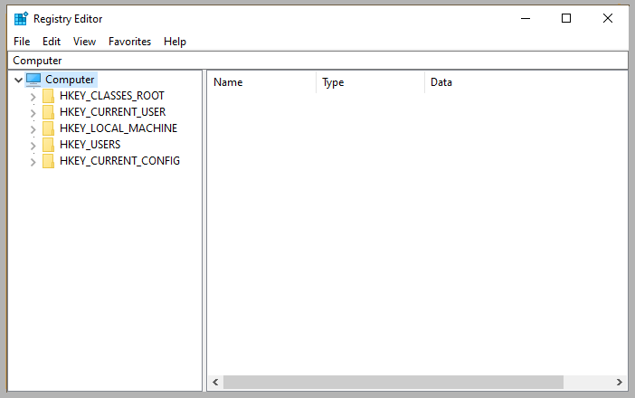 Add Settings in Regedit