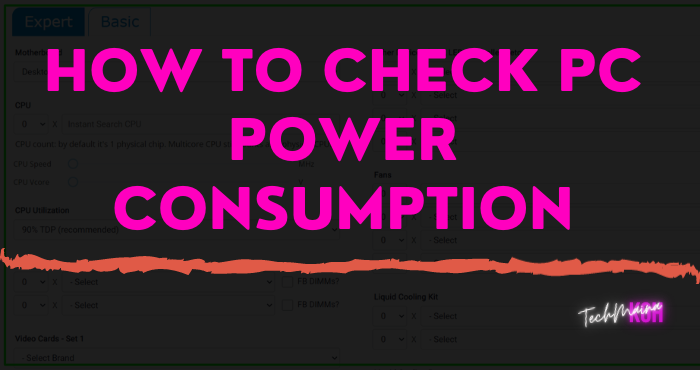 How To Check PC Power Consumption How To Check PC Power Consumption