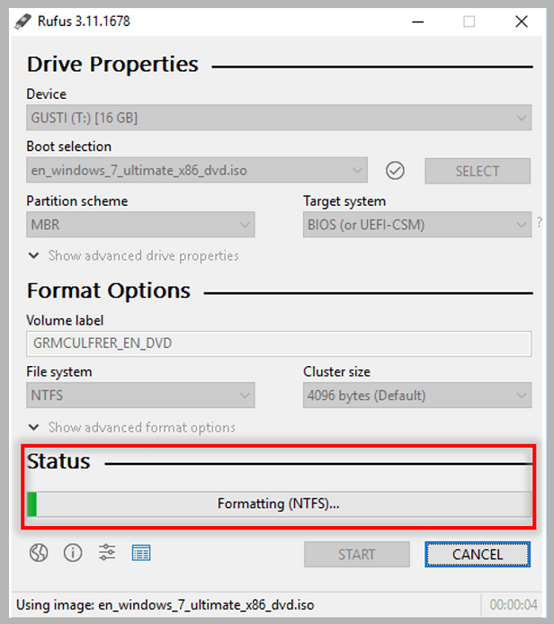 Make Bootable With Rufus