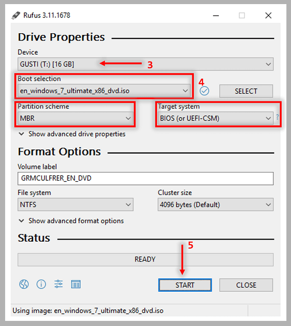 Make Bootable With Rufus