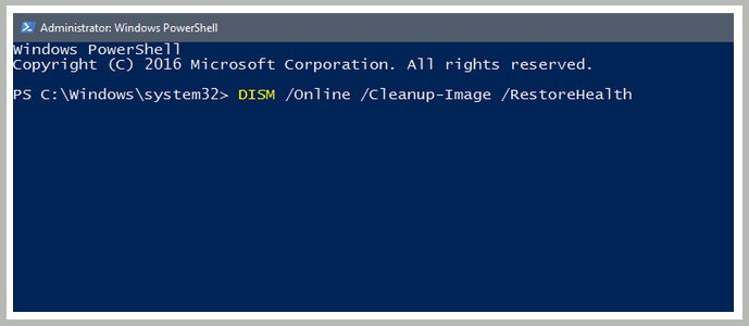 Repair Corrupt System in Powershell