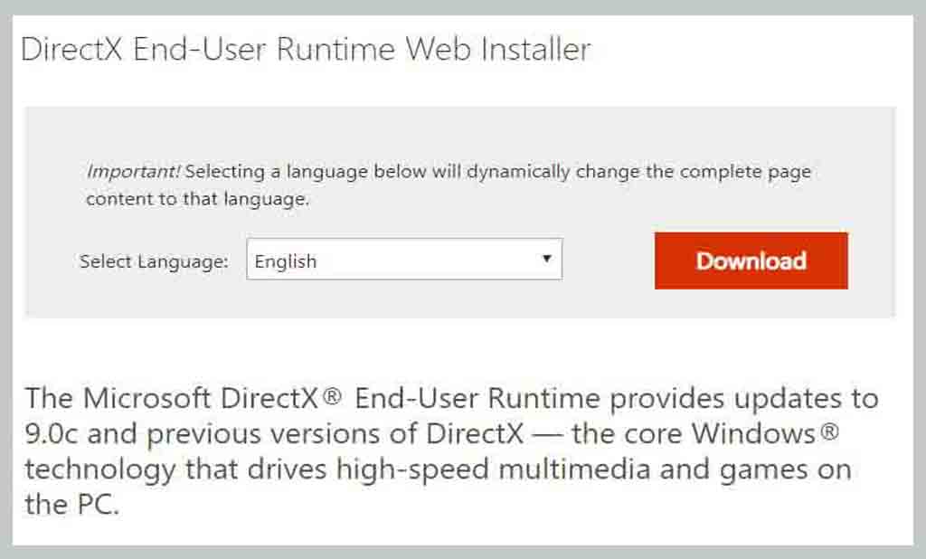 Update DirectX to the Latest Version Update DirectX to the Latest Version