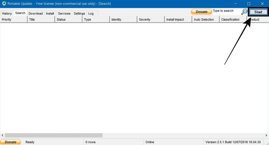 Using Portable Update Software