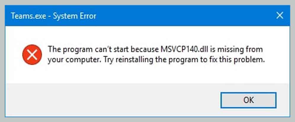 Why Does Msvcp140.dll Error Appear Why Does Msvcp140.dll Error Appear