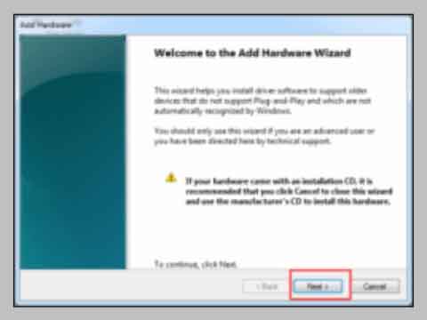 Add Legacy Hardware (Adding Devices Manually) Add Legacy Hardware (Adding Devices Manually)