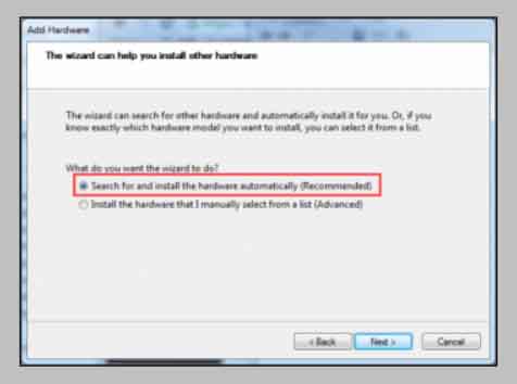 Add Legacy Hardware (Adding Devices Manually) Add Legacy Hardware (Adding Devices Manually)
