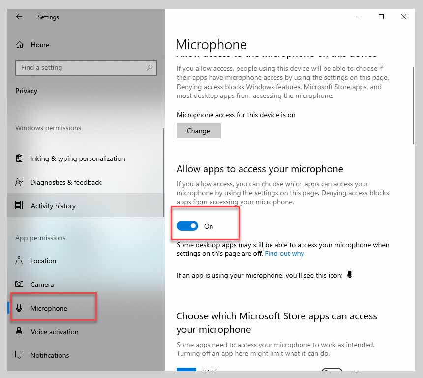 Allow Discord To Use Your Microphone.