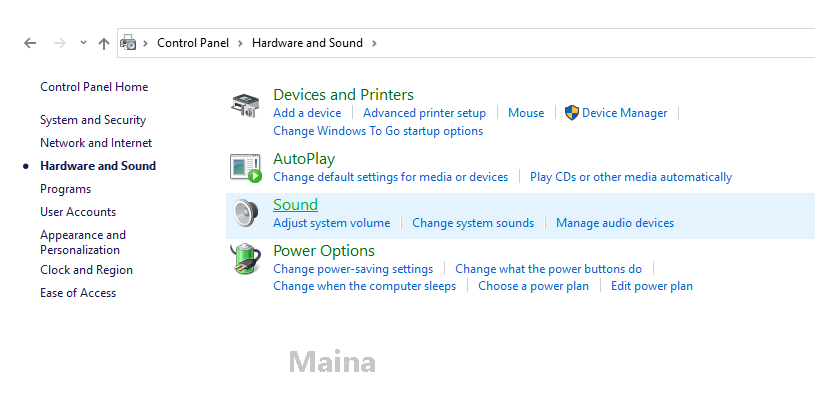 Check the Speaker Settings Condition