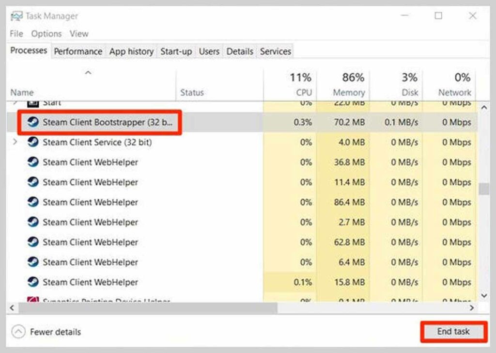 Force restart the program Force restart the program