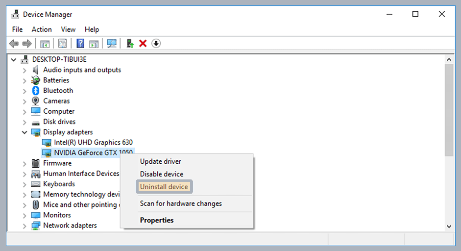 Reinstall VGA Driver Reinstall VGA Driver