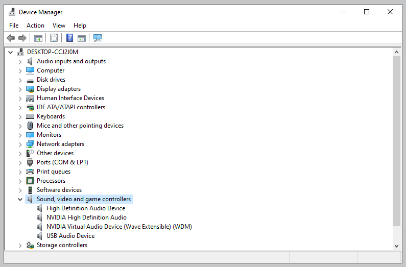 Reinstall the Default Windows Audio Driver
