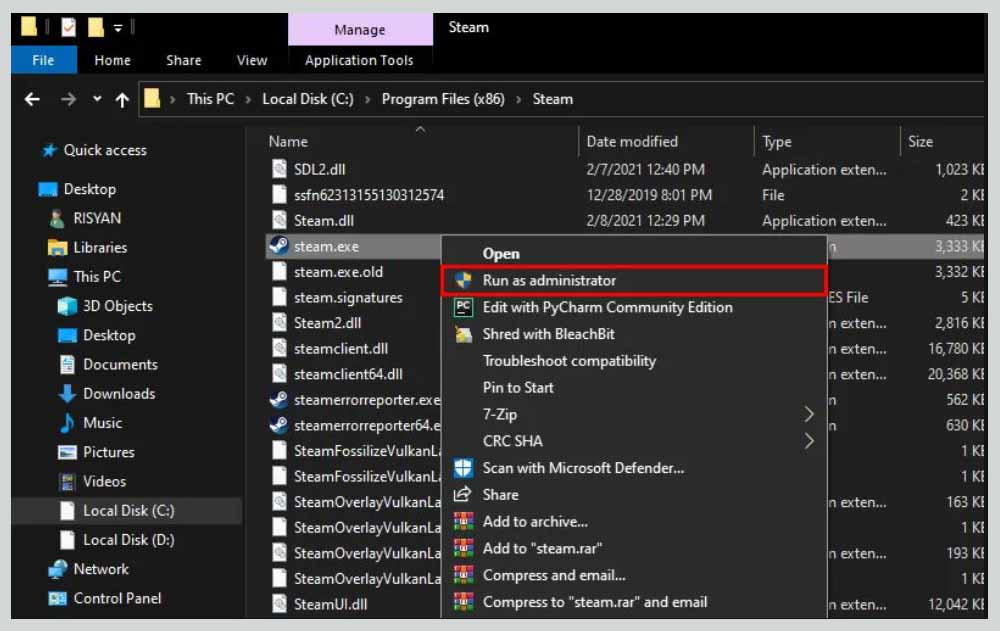 Run Steam As Admin Run Steam As Admin