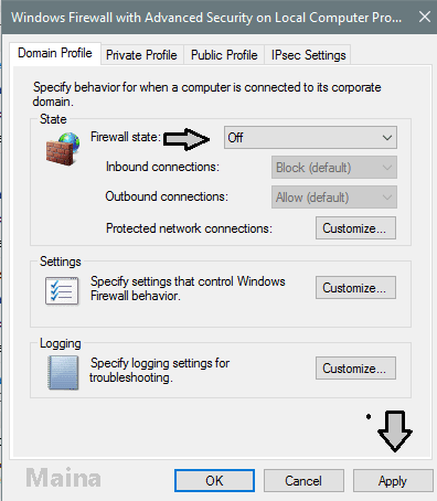 Second Way to Disable Windows Firewall Second Way to Disable Windows Firewall