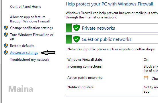 Second Way to Disable Windows Firewall Second Way to Disable Windows Firewall
