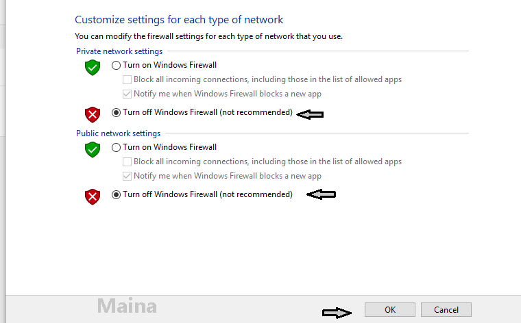 The First Way to Turn Off Windows Firewall The First Way to Turn Off Windows Firewall