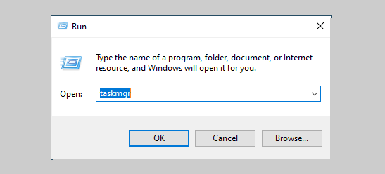 Through The Run Menu Through The Run Menu