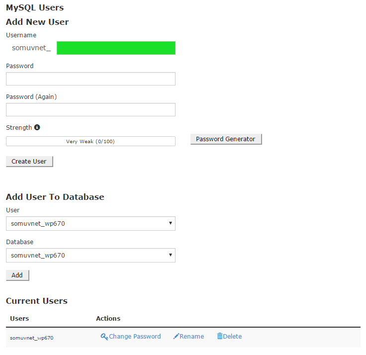 Adding Less Privileged Users