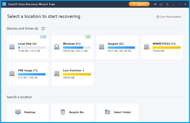 EaseUS Data Recovery Wizard