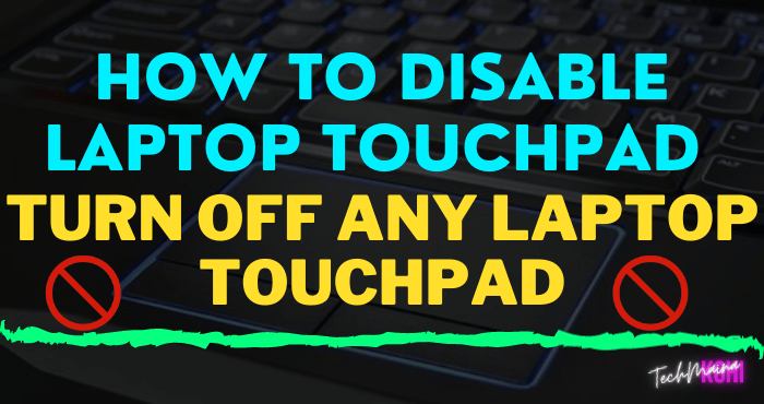 How To Disable Touchpad On Windows 10 [Any Laptop]