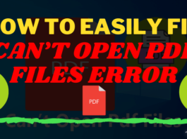How To Fix: Can’t Open PDF Files Error In Windows 10 How To Fix Can’t Open PDF Files Error In Windows 10