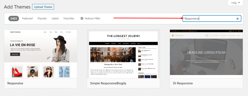Install Responsive Themes 1 Install Responsive Themes 1
