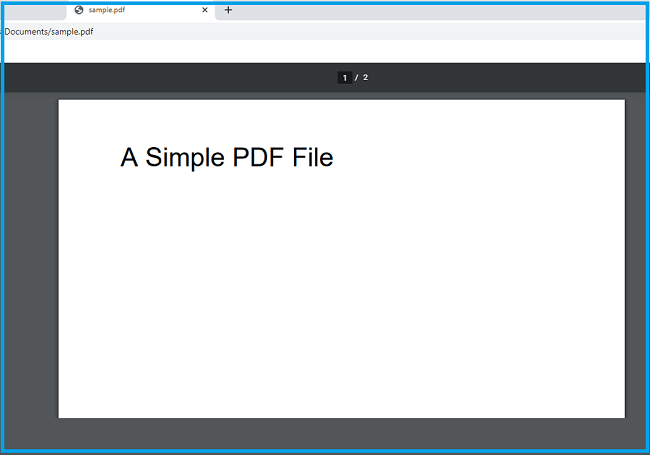 Open PDF Via Browser Open PDF Via Browser