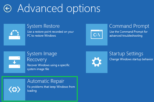 Run Automatic Boot Repair 4