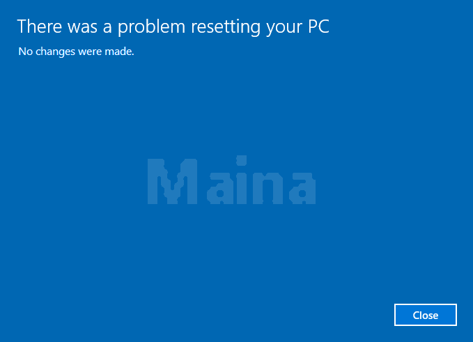 There Was a Problem Restarting Your PC