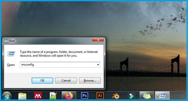 Turn off the Startup Program from System Configuration