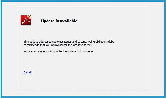 Update your PDF Reader Application Update your PDF Reader Application