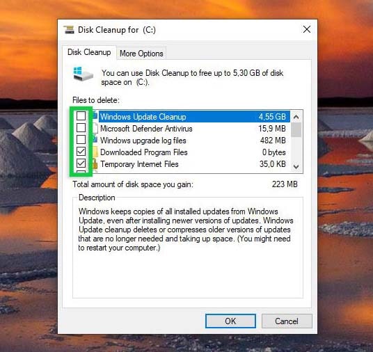 Using Disk Cleanup Using Disk Cleanup