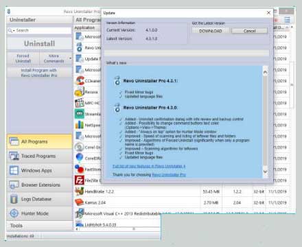 Using RevoUninstaller