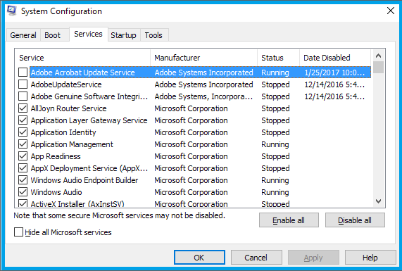Perform a Clean Start Perform a Clean Start