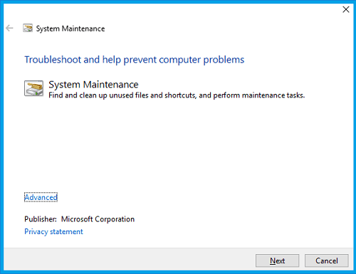 Run The Performance Troubleshooter Run The Performance Troubleshooter