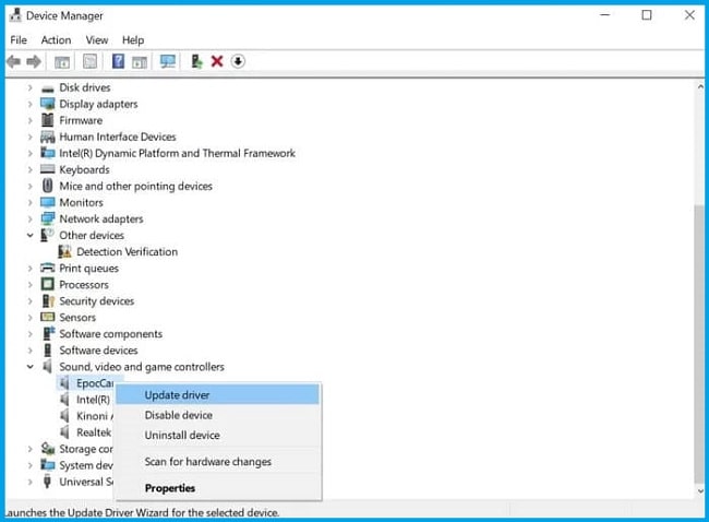 Update your device driver.