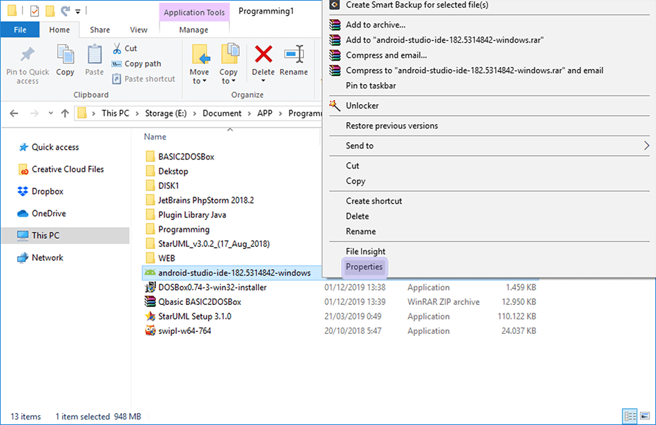 Run as Administrator Run as Administrator