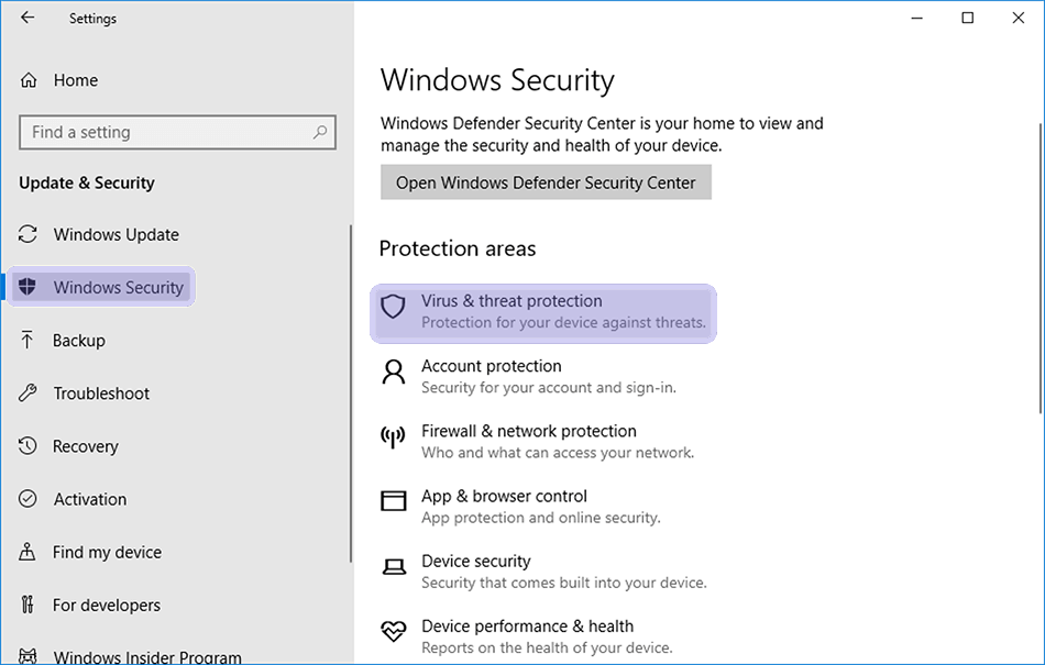 Turn off Antivirus Turn off Antivirus