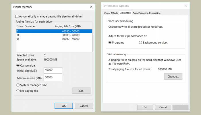 Using Page Size Settings Using Page Size Settings