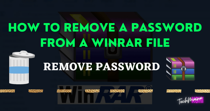 How To Remove a Password From a Rar File How To Remove a Password From a winRar File