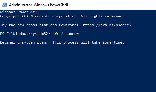 Using System File Checker (SFC)