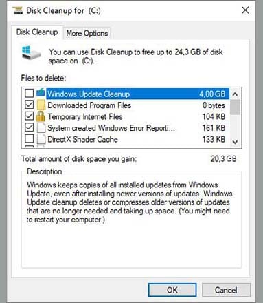 Clean Cache Using Windows Disk Cleanup Clean Cache Using Windows Disk Cleanup