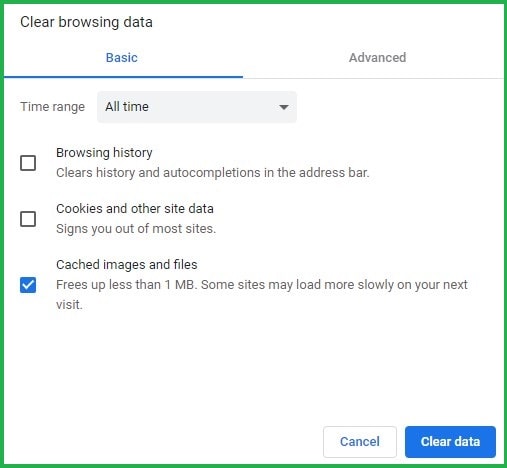 Clear Browser Cache Clear Browser Cache
